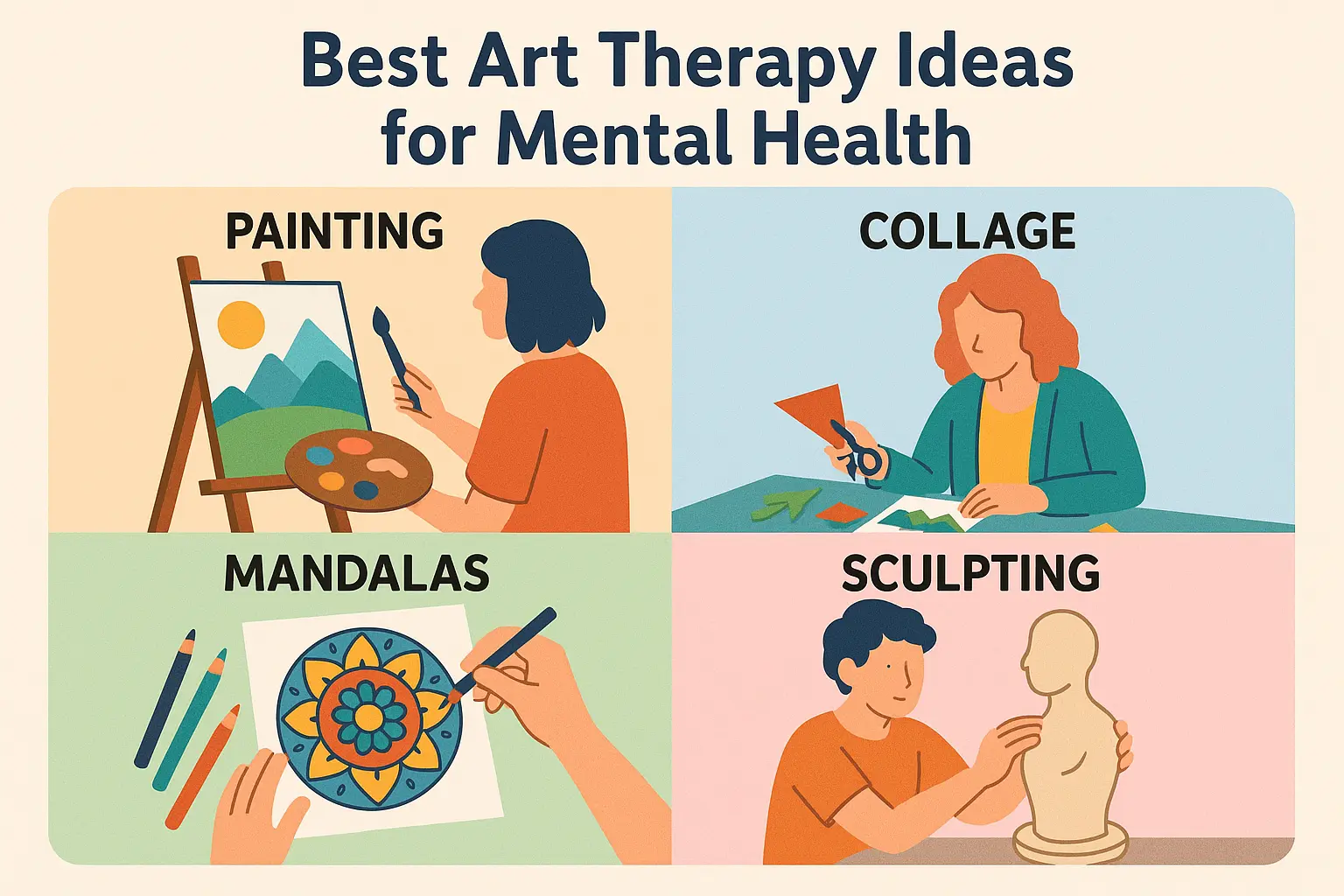 Best Art Therapy Ideas for Mental Health